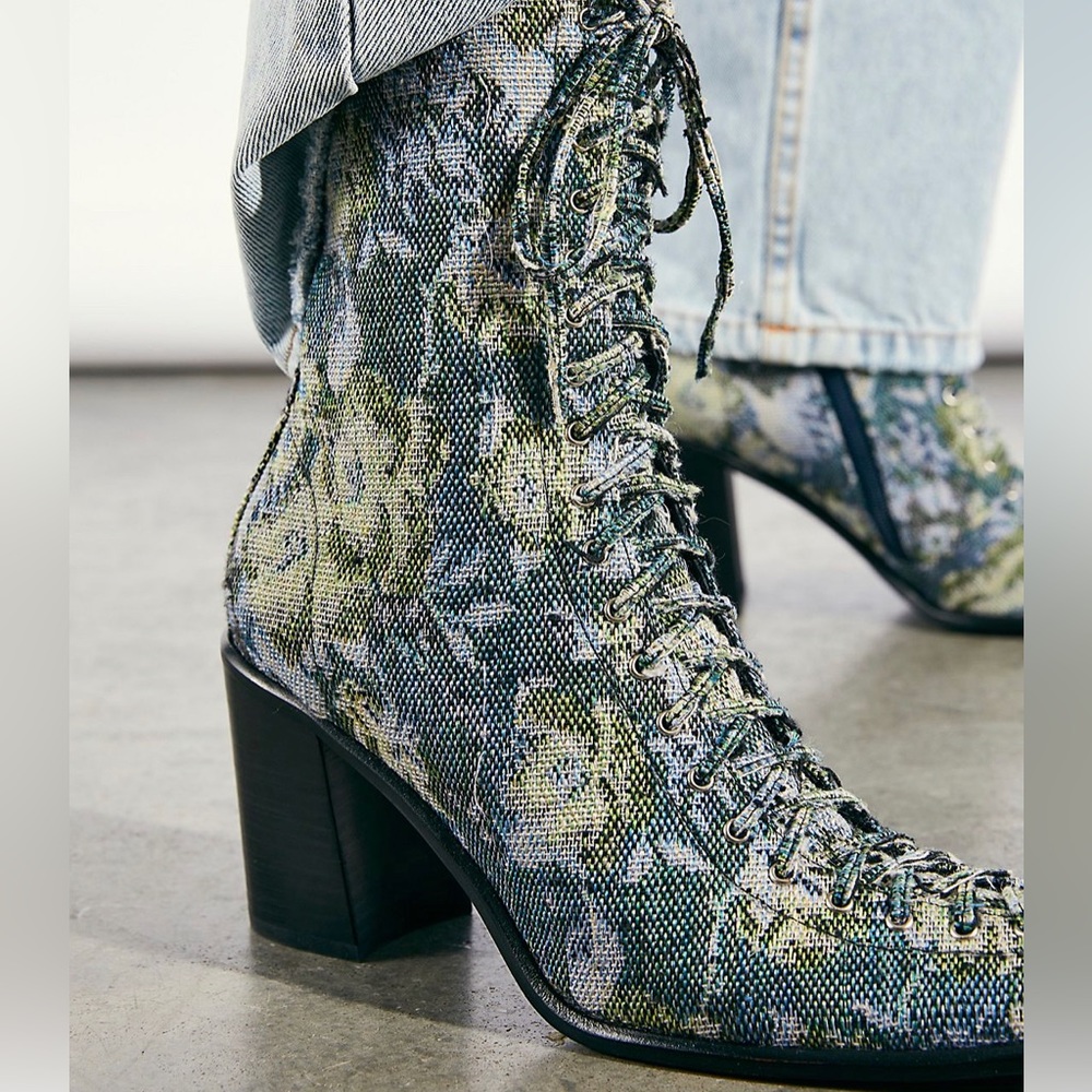 Jeffrey Campbell Hastings Lace-up Heel Boots
